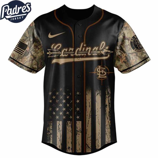 St Louis Cardinals MLB X Deer Hunting Personalized Baseball Jersey 2