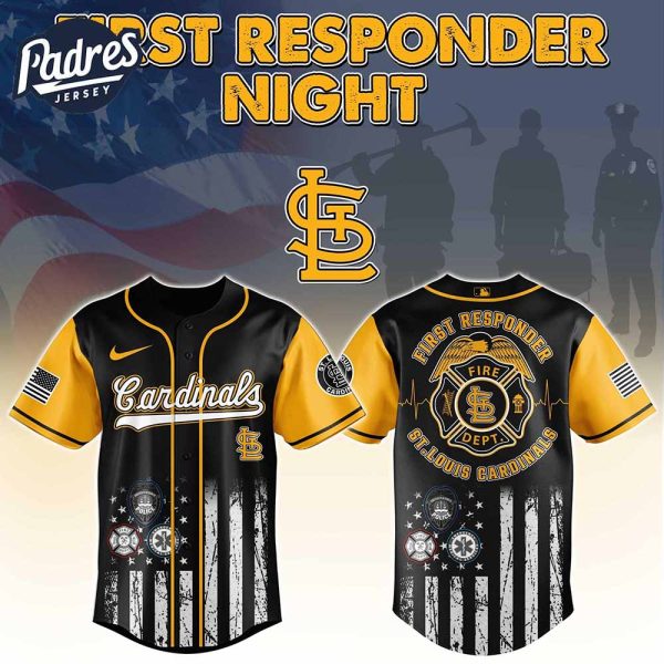 St Louis Cardinals MLB x First Responders Baseball Jersey 1