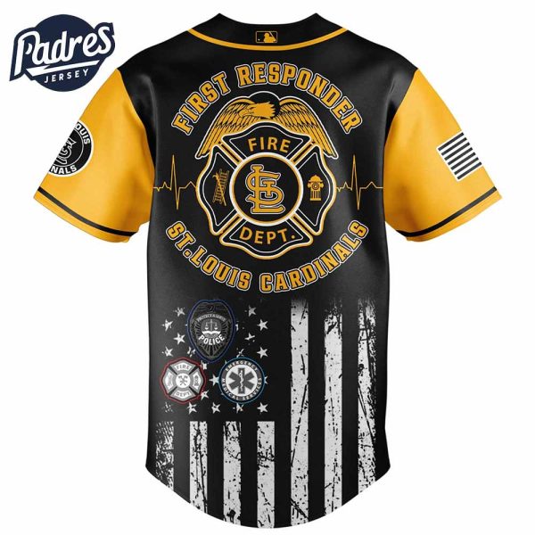 St Louis Cardinals MLB x First Responders Baseball Jersey 2