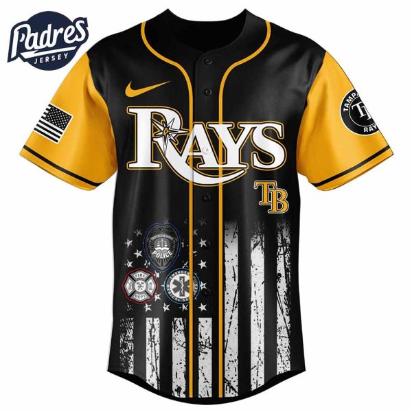 Tampa Bay Rays MLB x First Responders Baseball Jersey 2