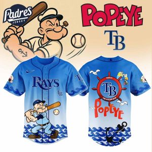 Tampa Bay Rays MLB x Popeye Baseball Jersey