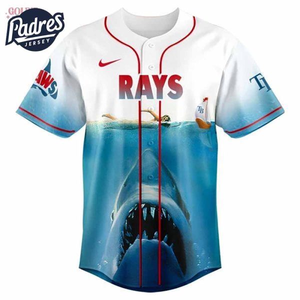 Tampa Bay Rays x Jaws 2025 Baseball Jersey 2 1