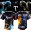 Texas Rangers X Mortal Kombat Night Limited Edition Baseball Jersey