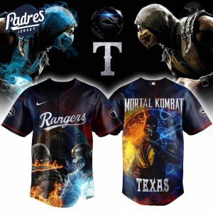 Texas Rangers X Mortal Kombat Night Limited Edition Baseball Jersey