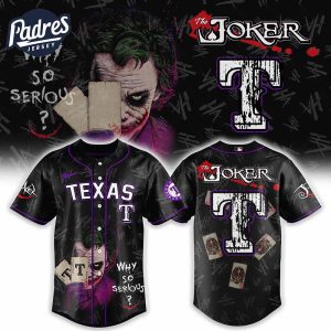 Texas Rangers x The Joker Baseball Jersey Gift