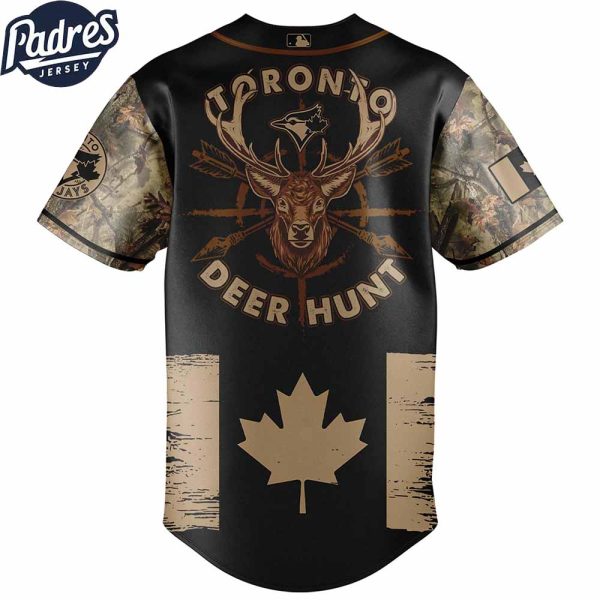 Toronto Blue Jays MLB X Deer Hunting Personalized Baseball Jersey 3