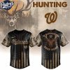 Washington Nationals MLB X Deer Hunting Personalized Baseball Jersey 1