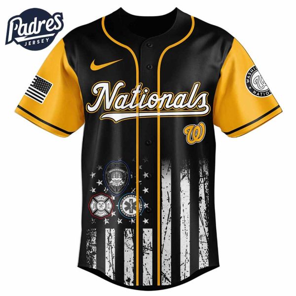 Washington Nationals MLB x First Responders Baseball Jersey 1