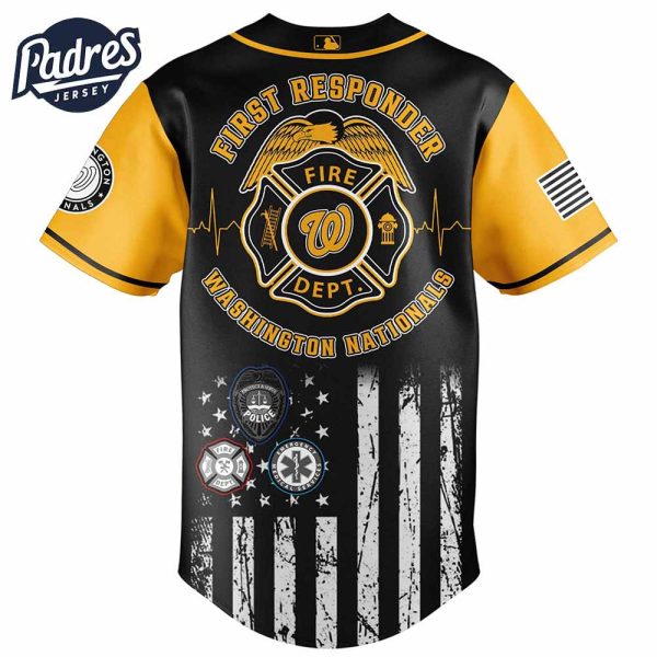 Washington Nationals MLB x First Responders Baseball Jersey 3