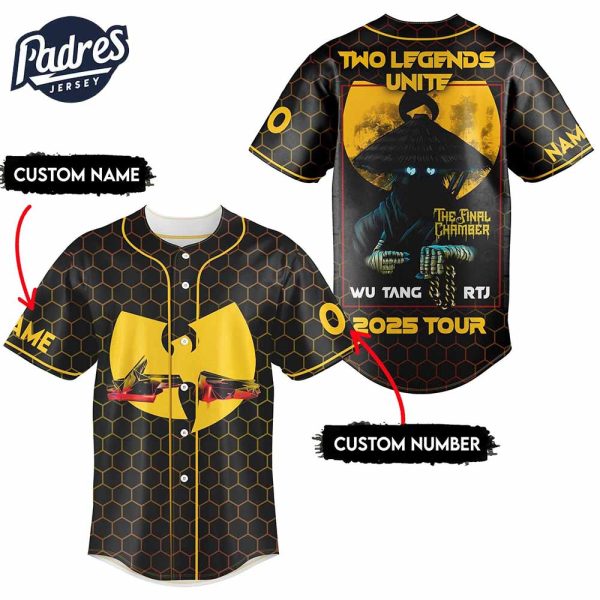 Wu Tang 2025 Tour Baseball Jersey 4