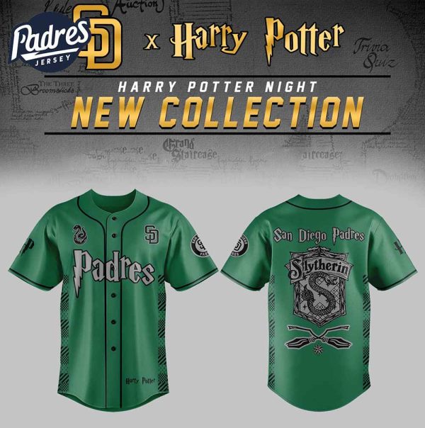 San Diego Padres x Harry Potter Night Slytherin House Baseball Jersey