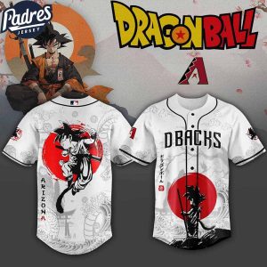Arizona Diamondbacks MLB X Dragon Ball Custom Baseball Jersey