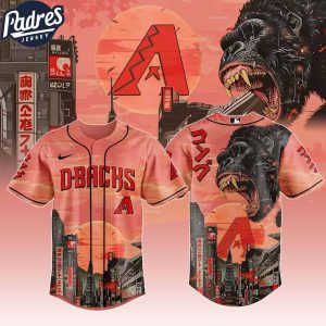 Arizona Diamondbacks MLB X Japanese Heritage Kong Custom Baseball Jersey