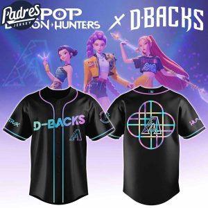 Arizona Diamondbacks MLB X Kpop Demon Hunters Custom Baseball Jersey 1
