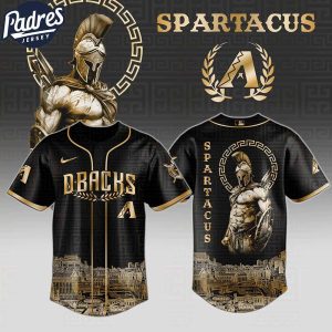 Arizona Diamondbacks MLB X Spartacus Custom Baseball Jersey