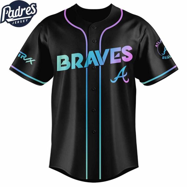 Atlanta Braves MLB X Kpop Demon Hunters Custom Baseball Jersey 3