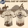Atlanta Braves MLB X National Day Of Cowboy Personalized Baseball Jersey