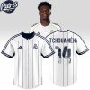 Aurlien Tchouamni 14 Real Madrid Custom Baseball Jersey