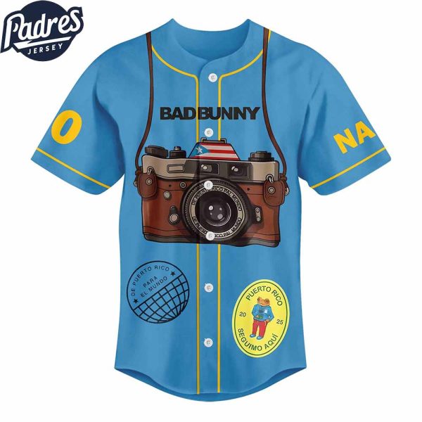 Bad Bunny Debi Tirar Mas Fotos World Tour Baseball Jersey 2