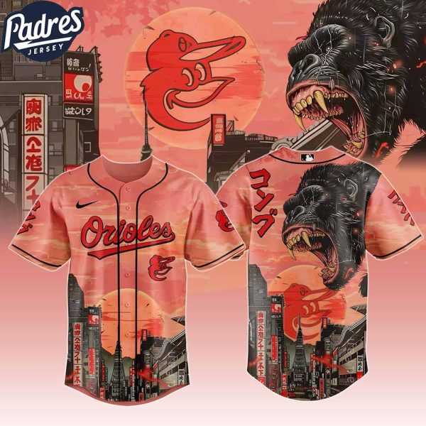 Baltimore Orioles MLB X Japanese Heritage Kong Custom Baseball Jersey