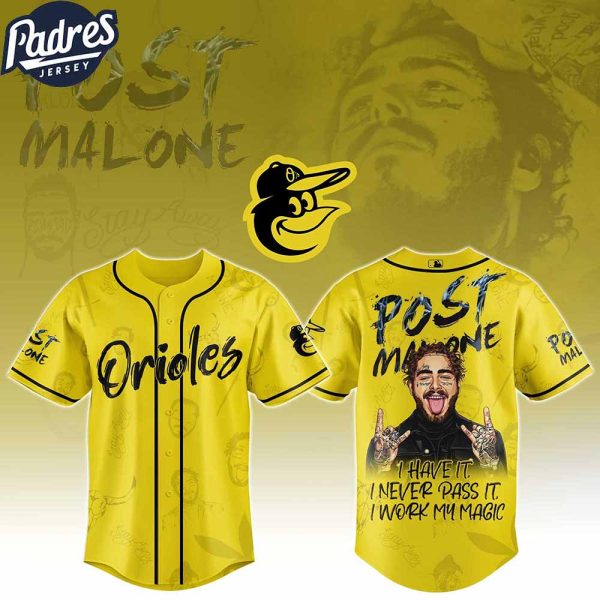 Baltimore Orioles MLB X Post Malone Tour Custom Baseball Jersey