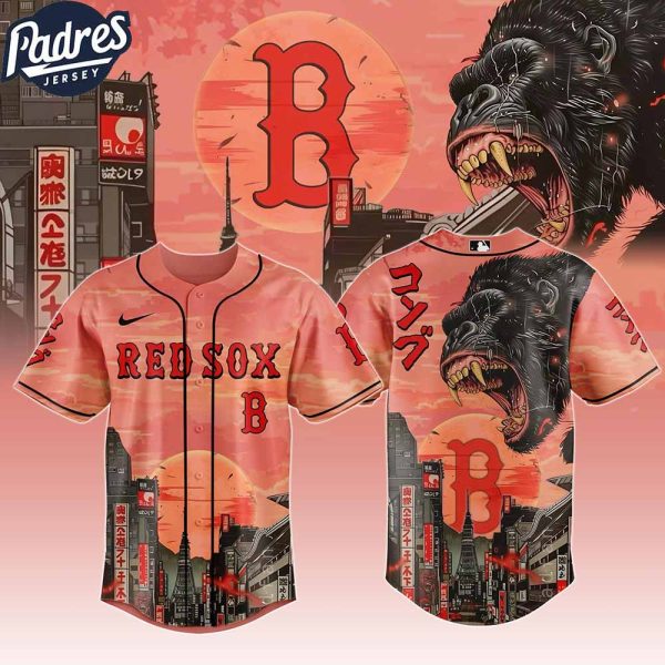 Boston Red Sox MLB X Japanese Heritage Kong Custom Baseball Jersey