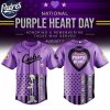 Chicago Cubs MLB X Purple Heart Day Personalized Baseball Jersey