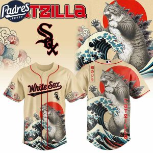Chicago White Sox MLB X Catzilla Personalized Baseball Jersey