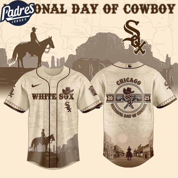 Chicago White Sox MLB X National Day Of Cowboy Personalized Baseball Jersey
