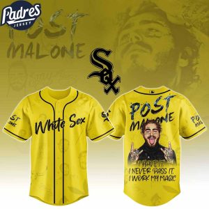 Chicago White Sox MLB X Post Malone Tour Custom Baseball Jersey