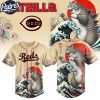 Cincinnati Reds MLB X Catzilla Personalized Baseball Jersey