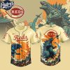 Cincinnati Reds MLB X Godzilla Custom New Baseball Jersey