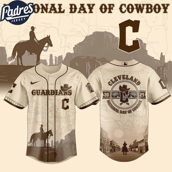 Cleveland Guardians MLB X National Day Of Cowboy Personalized Baseball Jersey