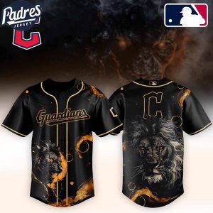 Cleveland Guardians MLB x Lion Custom Baseball Jersey