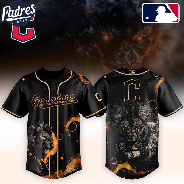 Cleveland Guardians MLB x Lion Custom Baseball Jersey