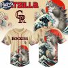 Colorado Rockies MLB X Catzilla Personalized Baseball Jersey