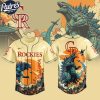 Colorado Rockies MLB X Godzilla Custom New Baseball Jersey