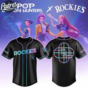 Colorado Rockies MLB X Kpop Demon Hunters Custom Baseball Jersey 1