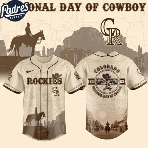 Colorado Rockies MLB X National Day Of Cowboy Personalized Baseball Jersey