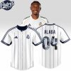 David Alaba 04 Real Madrid Custom Baseball Jersey