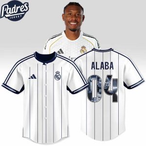 David Alaba 04 Real Madrid Custom Baseball Jersey