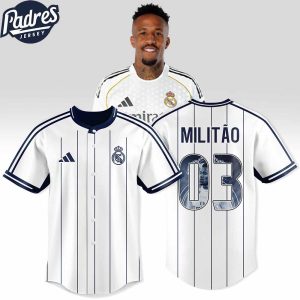 Der Milito 03 Real Madrid Custom Baseball Jersey