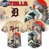 Detroit Tigers MLB X Catzilla Personalized Baseball Jersey