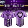 Detroit Tigers MLB X Purple Heart Day Personalized Baseball Jersey