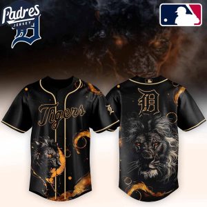 Detroit Tigers MLB x Lion Custom Baseball Jersey