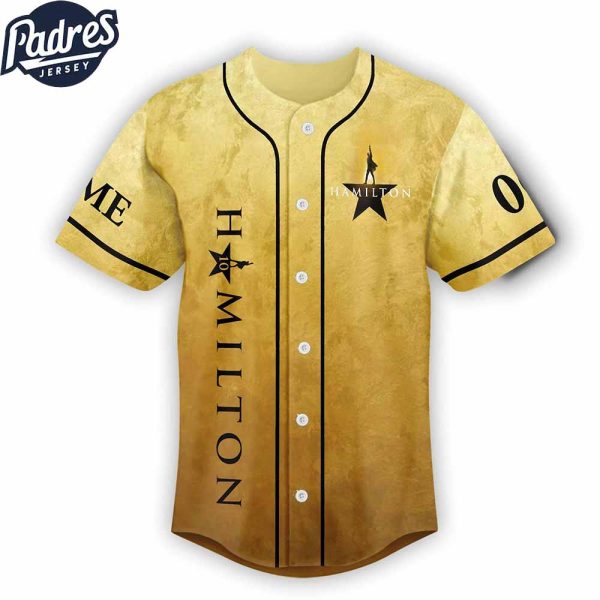 Hamilton 10 Years Anniversary Signatures Baseball Jersey 4