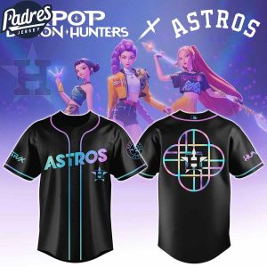Houston Astros MLB X Kpop Demon Hunters Custom Baseball Jersey 1