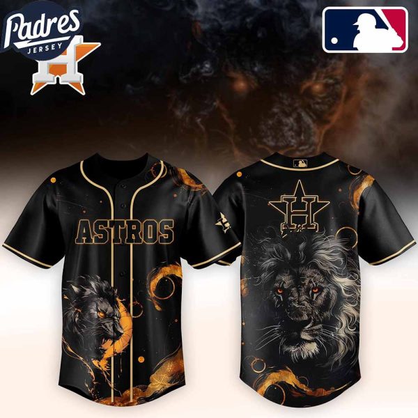 Houston Astros MLB x Lion Custom Baseball Jersey