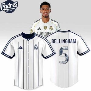 Jude Bellingham 05 Real Madrid Custom Baseball Jersey