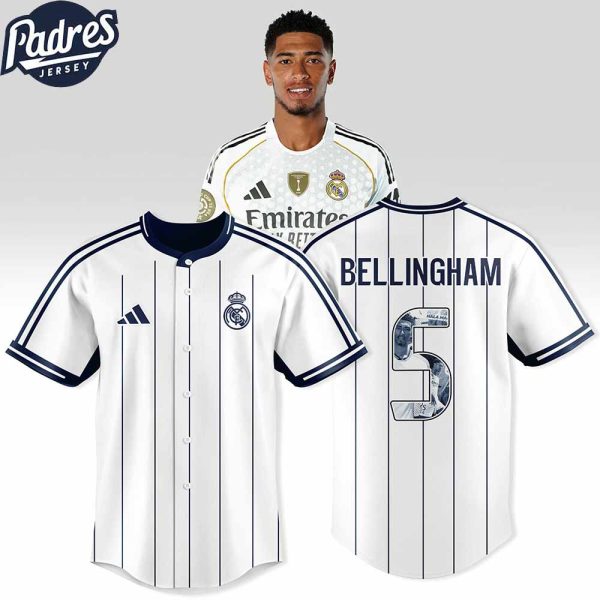 Jude Bellingham 05 Real Madrid Custom Baseball Jersey